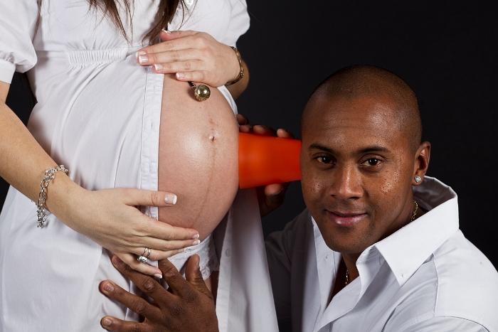 Leila enceinte au studio - 097
